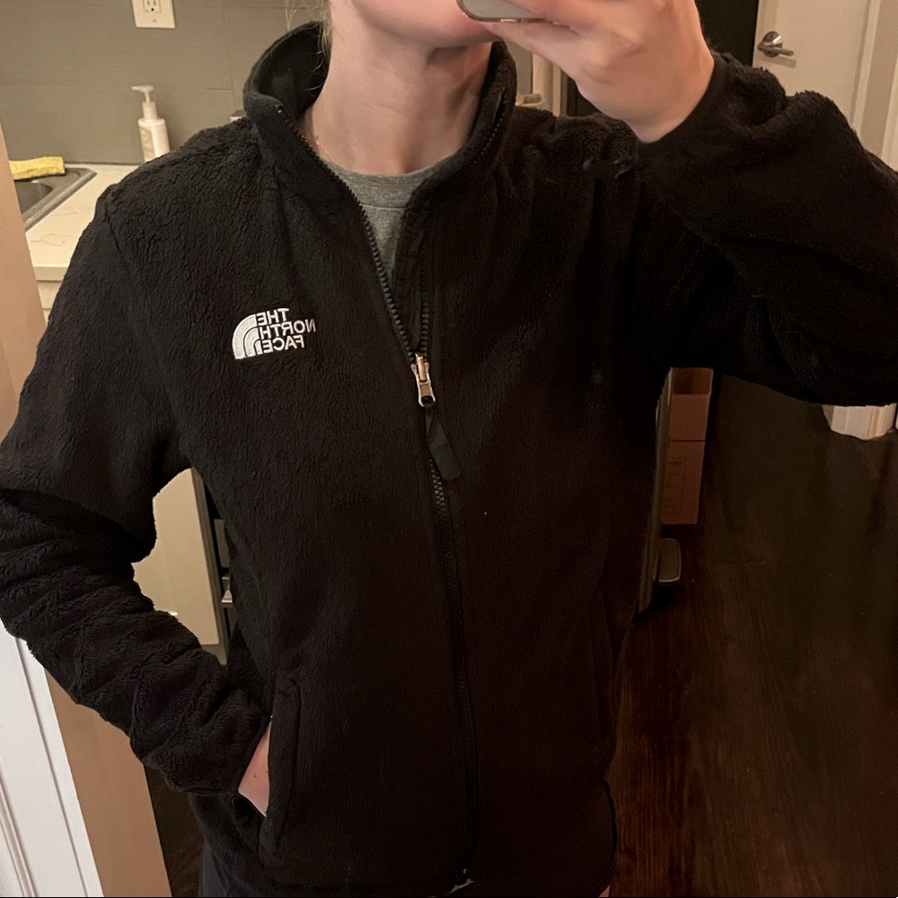 Black Northface Zip Jacket